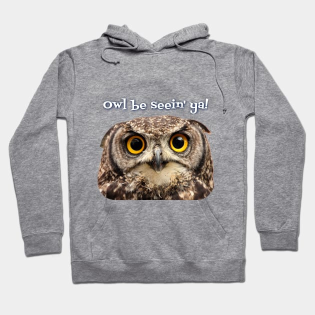 Owl be seein' ya! Hoodie by Spine Film